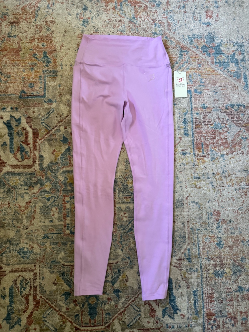 NWT Peloton x Brittany Allen lilac/pink leggings!